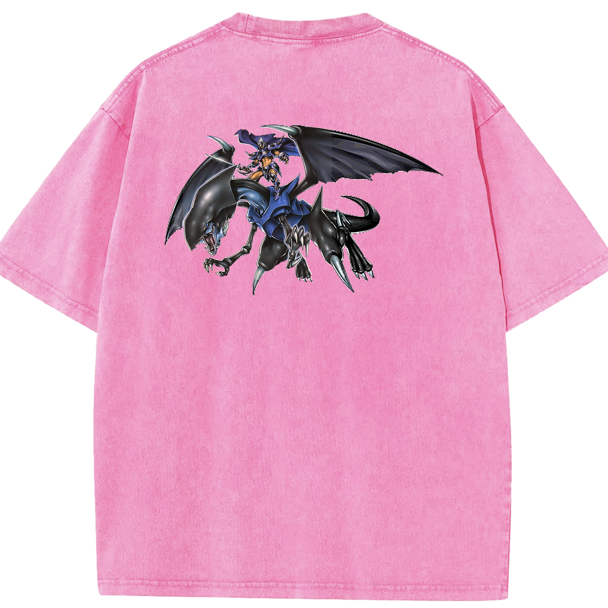 （画像用） 遊☆戯☆王 Yu-Gi-Oh! 綿100% ヴィンテージ風 半袖Tシャツ（背面プリント）